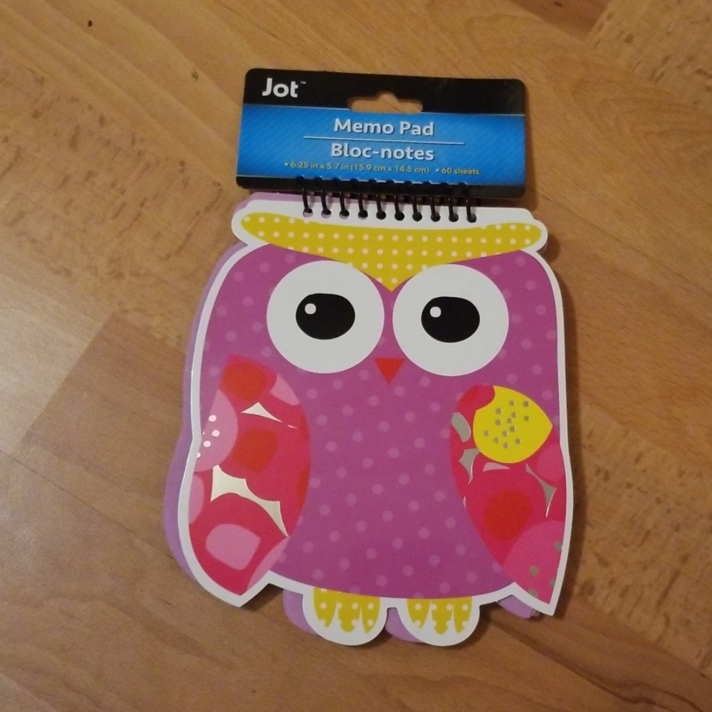 Owl Memo Pad